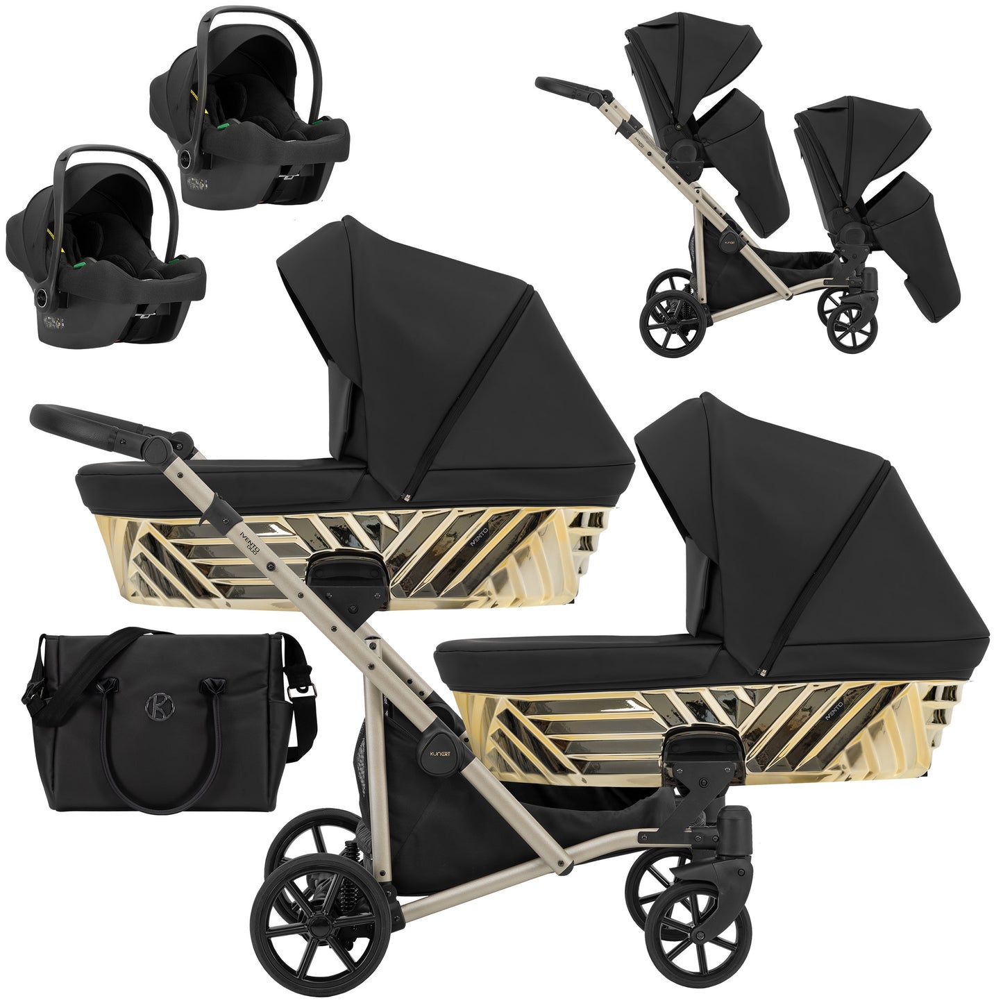 Carucior Kunert 3 in 1  Invento DUO Glam