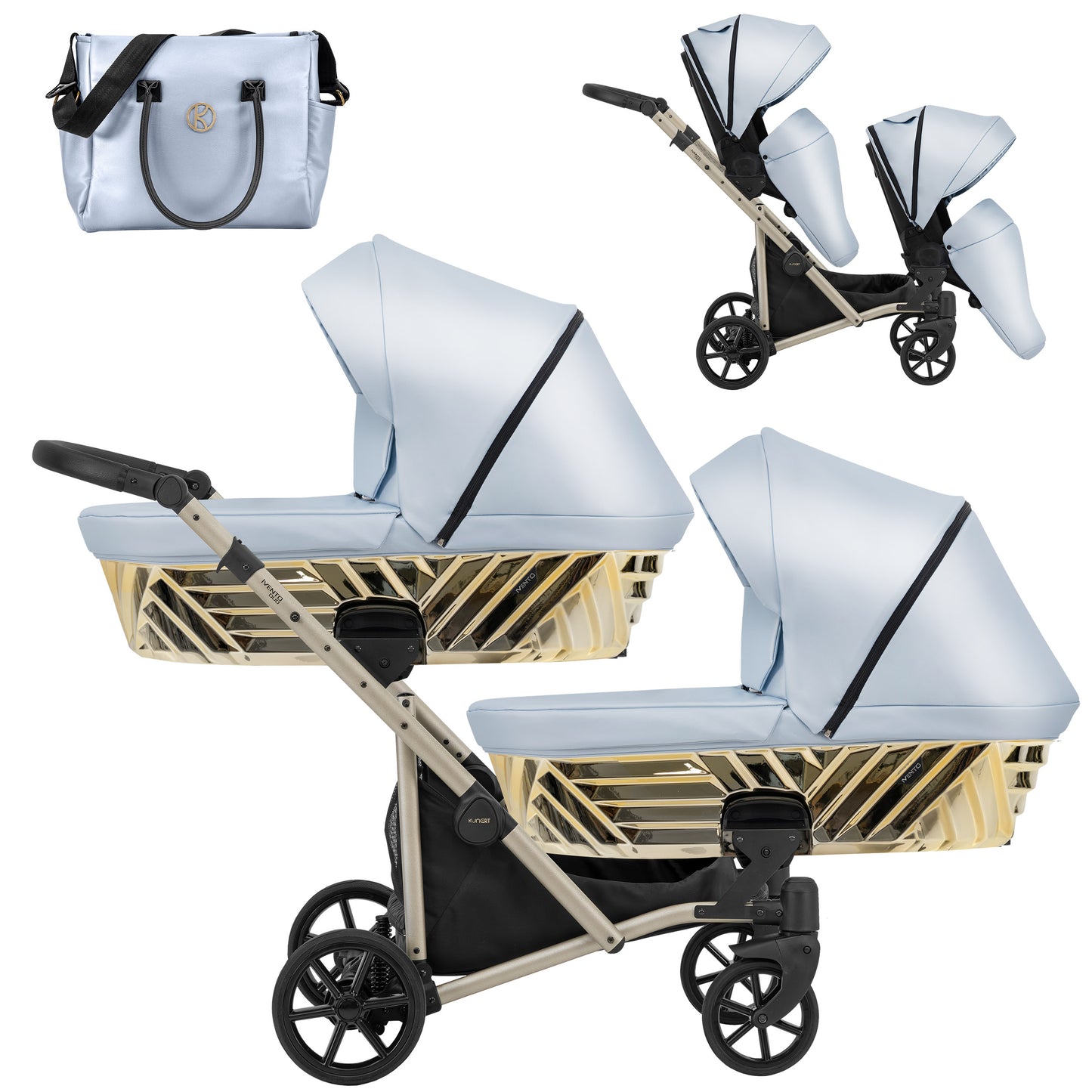 Carucior Kunert 2 in 1  Invento DUO Glam