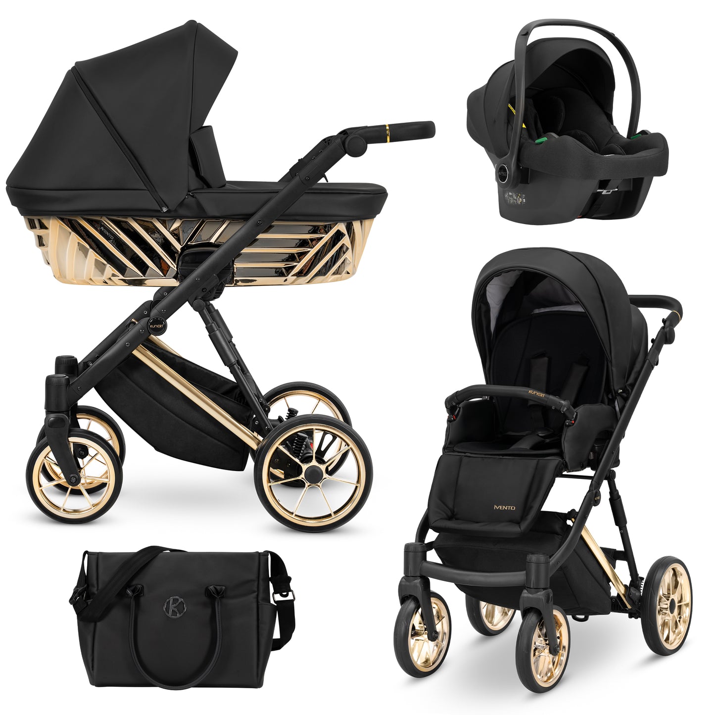 Carucior Kunert 3 in 1 Ivento Premium Glam