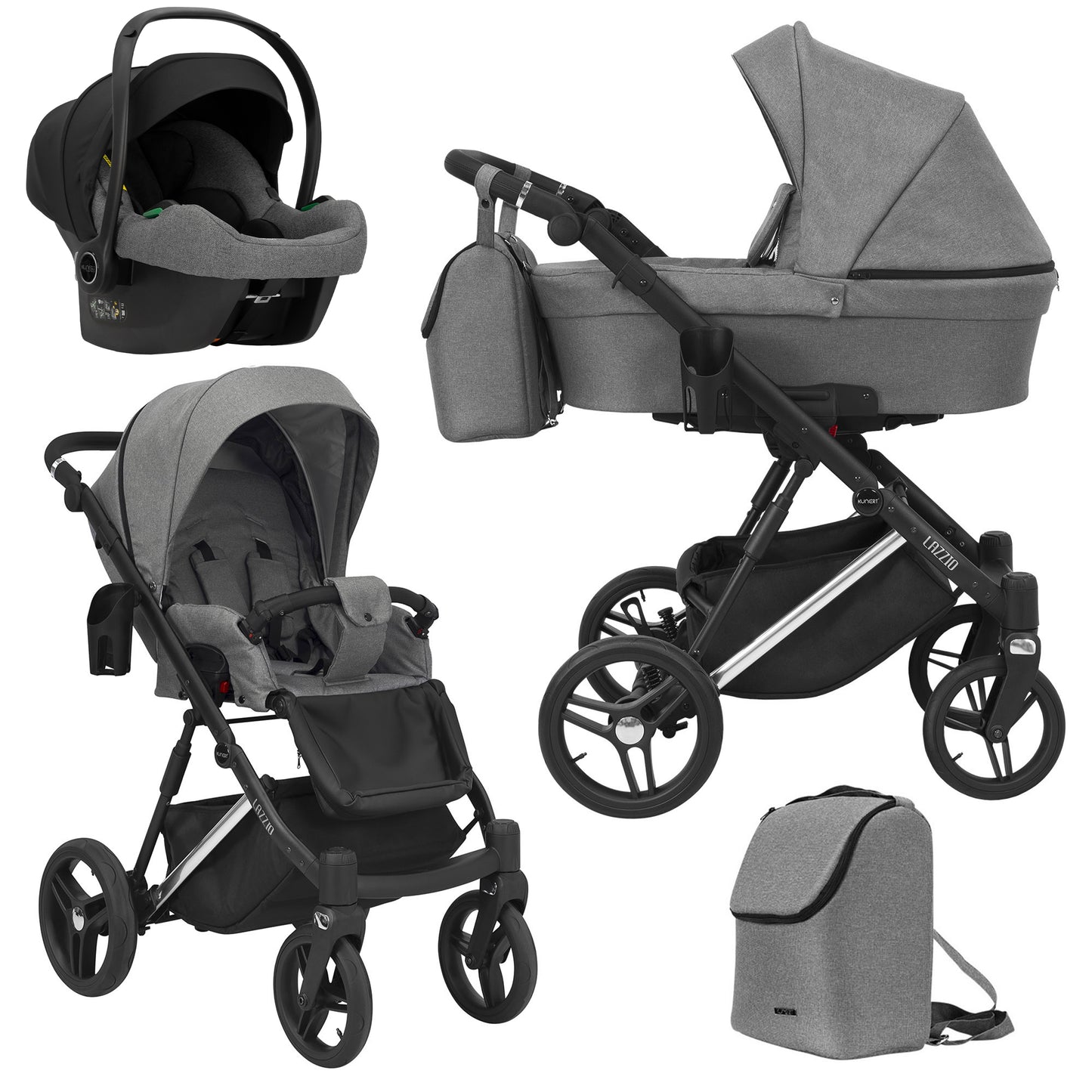 Carucior Kunert 3 in 1 Lazzio Premium