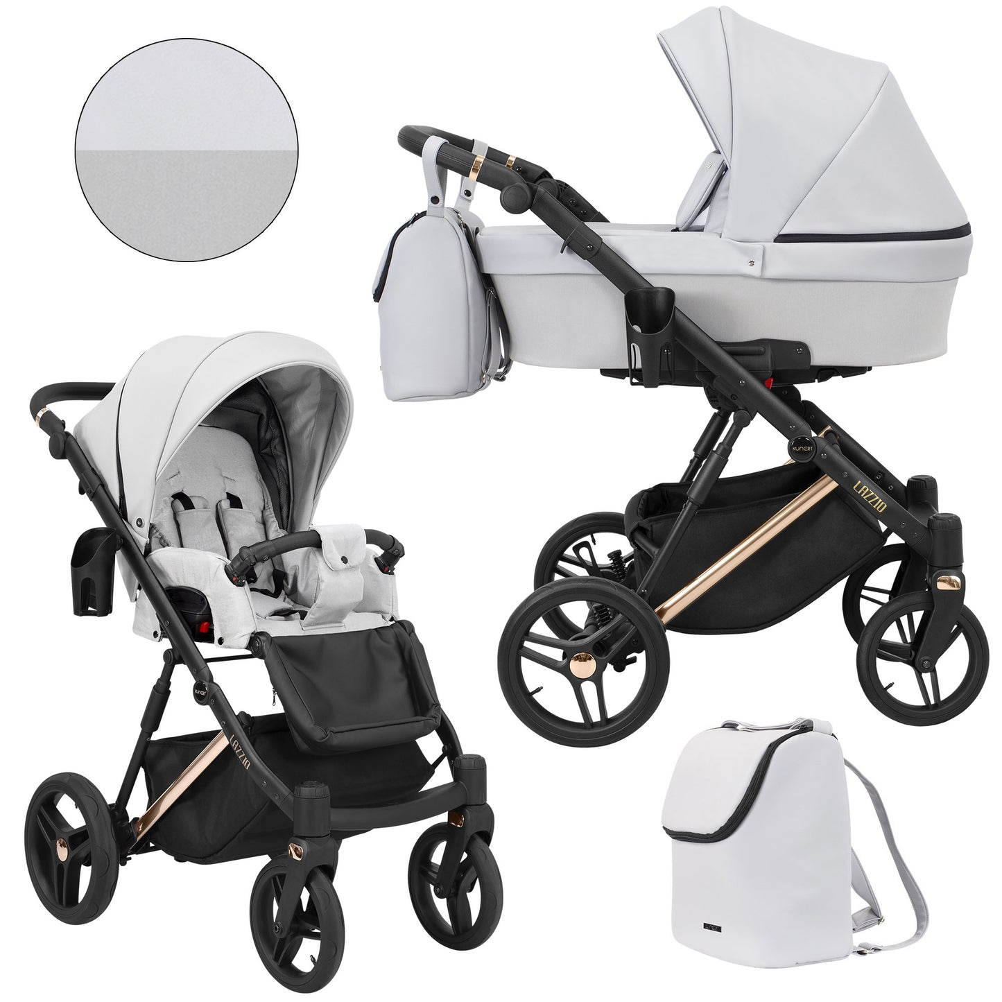Carucior Kunert 2 in 1 Lazzio Premium