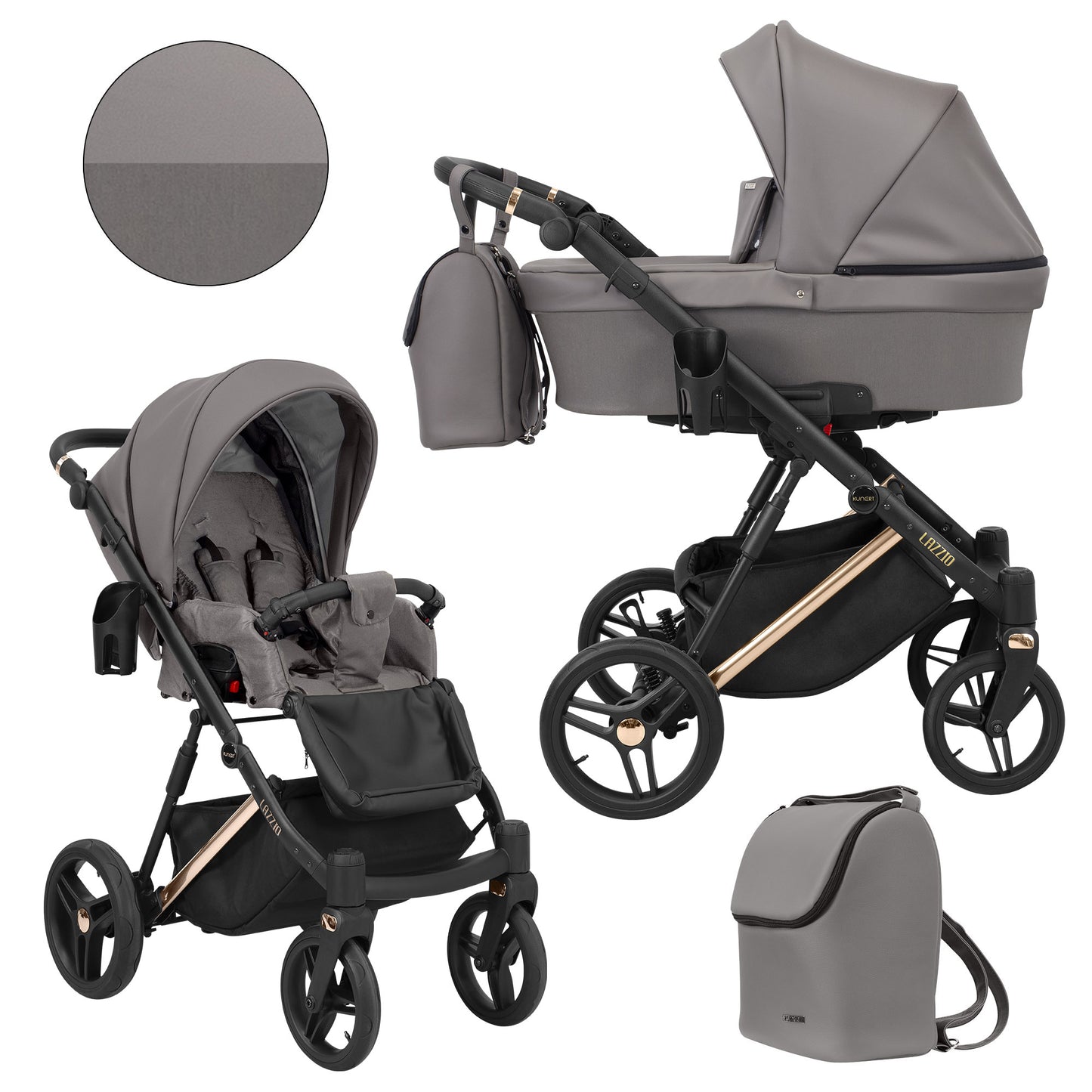 Carucior Kunert 2 in 1 Lazzio Premium