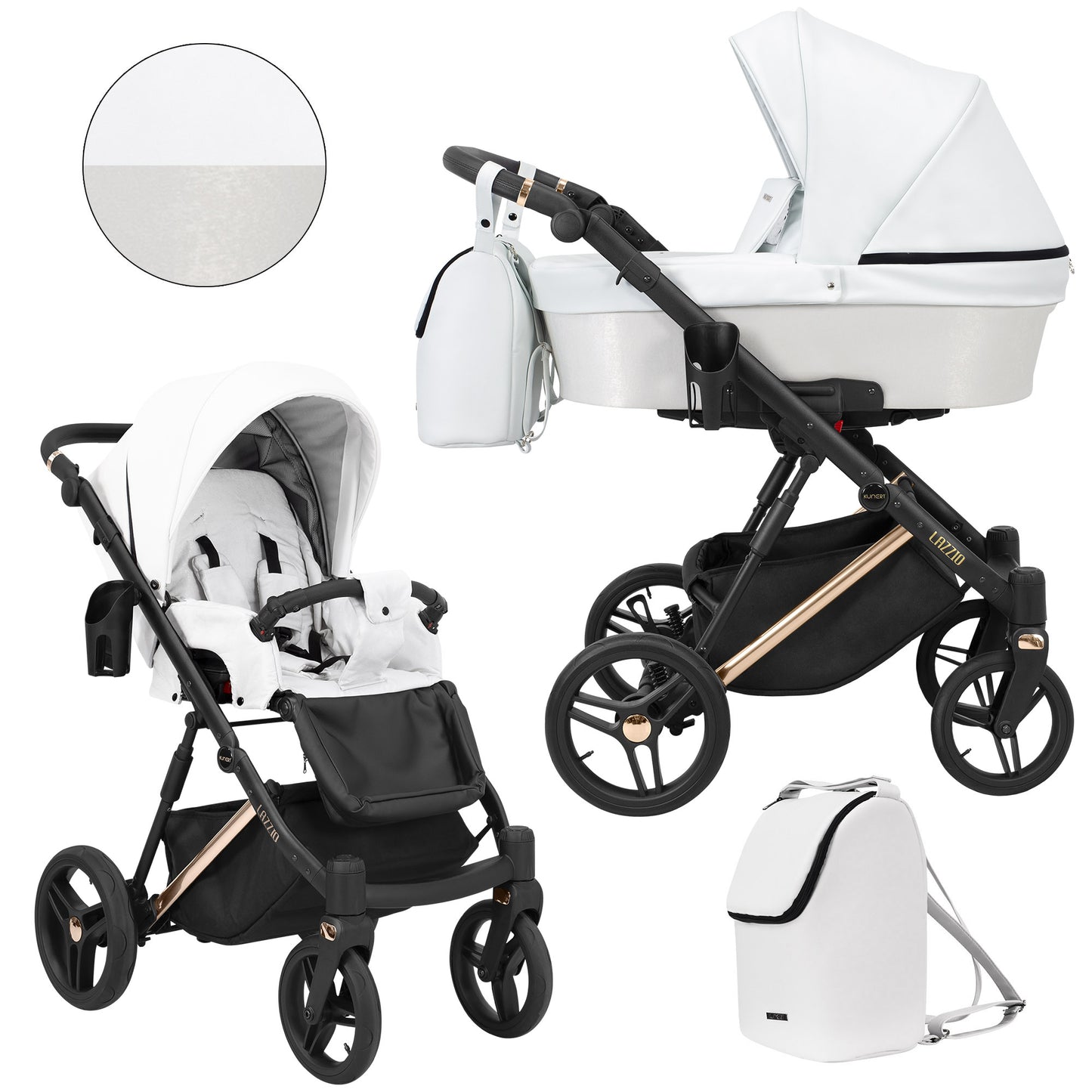 Carucior Kunert 2 in 1 Lazzio Premium