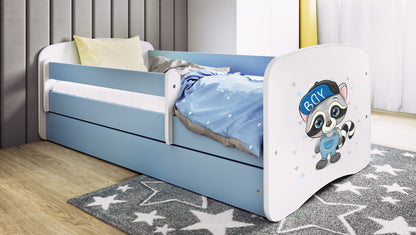 Pat tineret Kocot Kids Babydreams Blue cu sertar si saltea 180x80