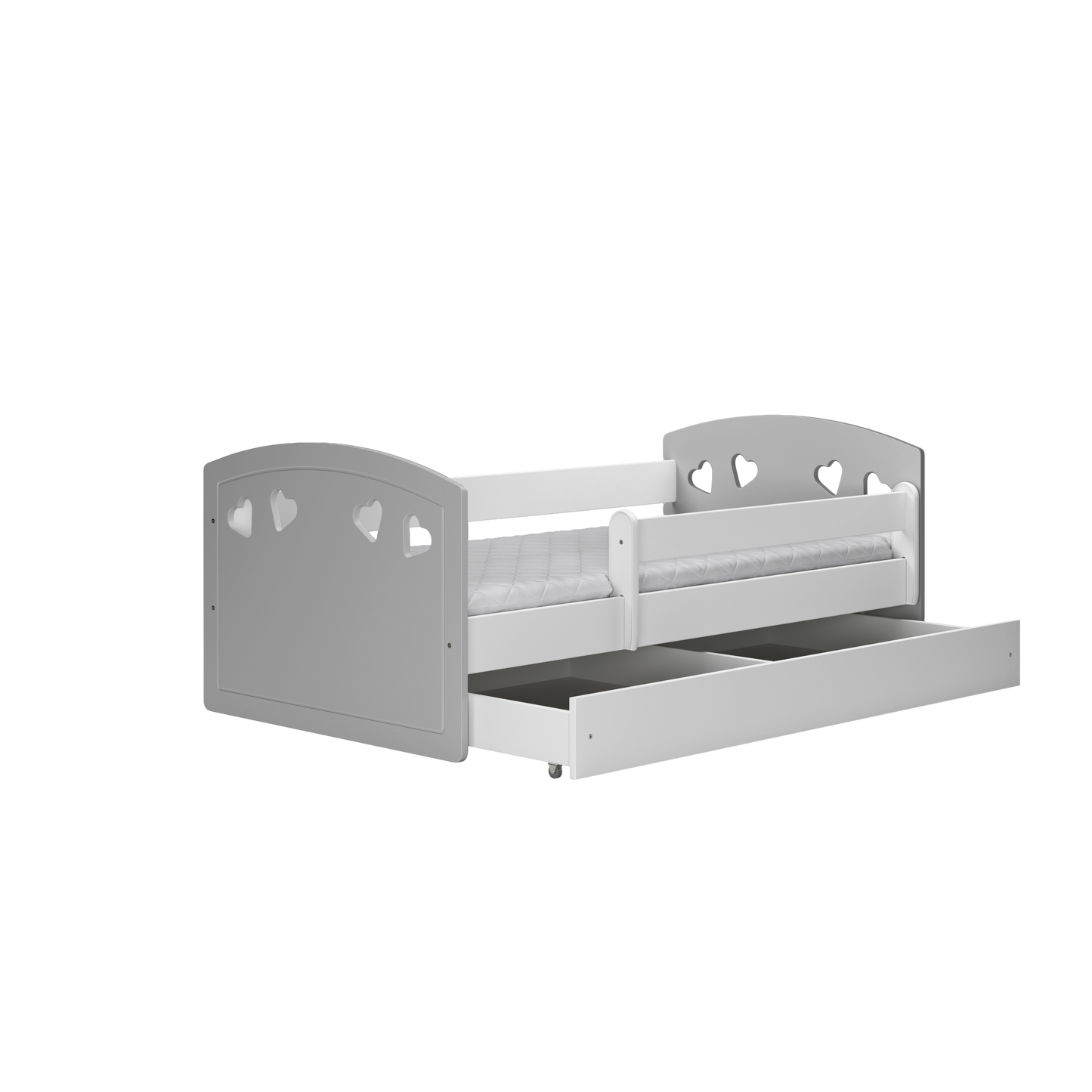 Pat tineret Kocot Kids Julia cu sertar si saltea 160x80