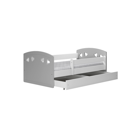 Pat tineret Kocot Kids Julia cu sertar si saltea 160x80