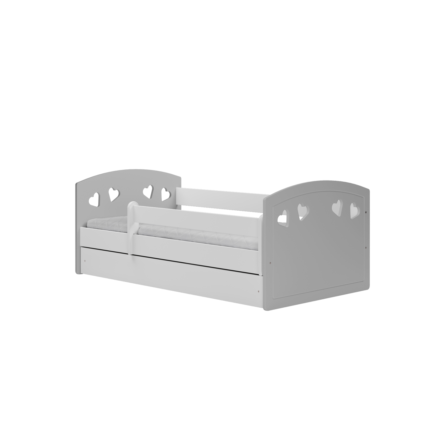 Pat tineret Kocot Kids Julia cu sertar si saltea 160x80