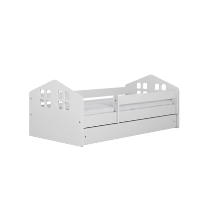 Pat tineret Kocot Kids Kacper cu sertar si saltea 180x80