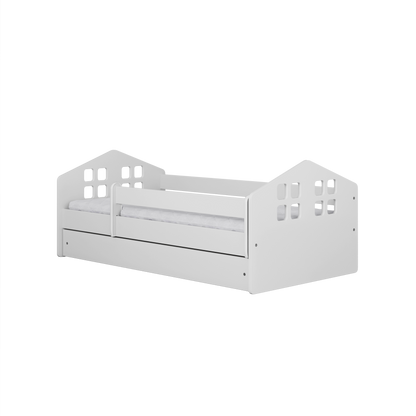 Pat tineret Kocot Kids Kacper cu sertar si saltea 180x80