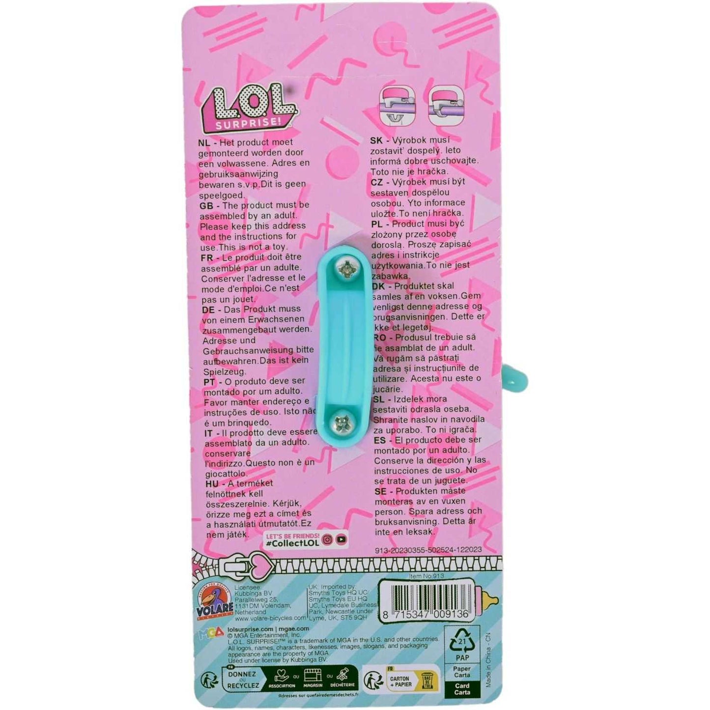 Sonerie bicicleta LOL Surprise Volare VLR913