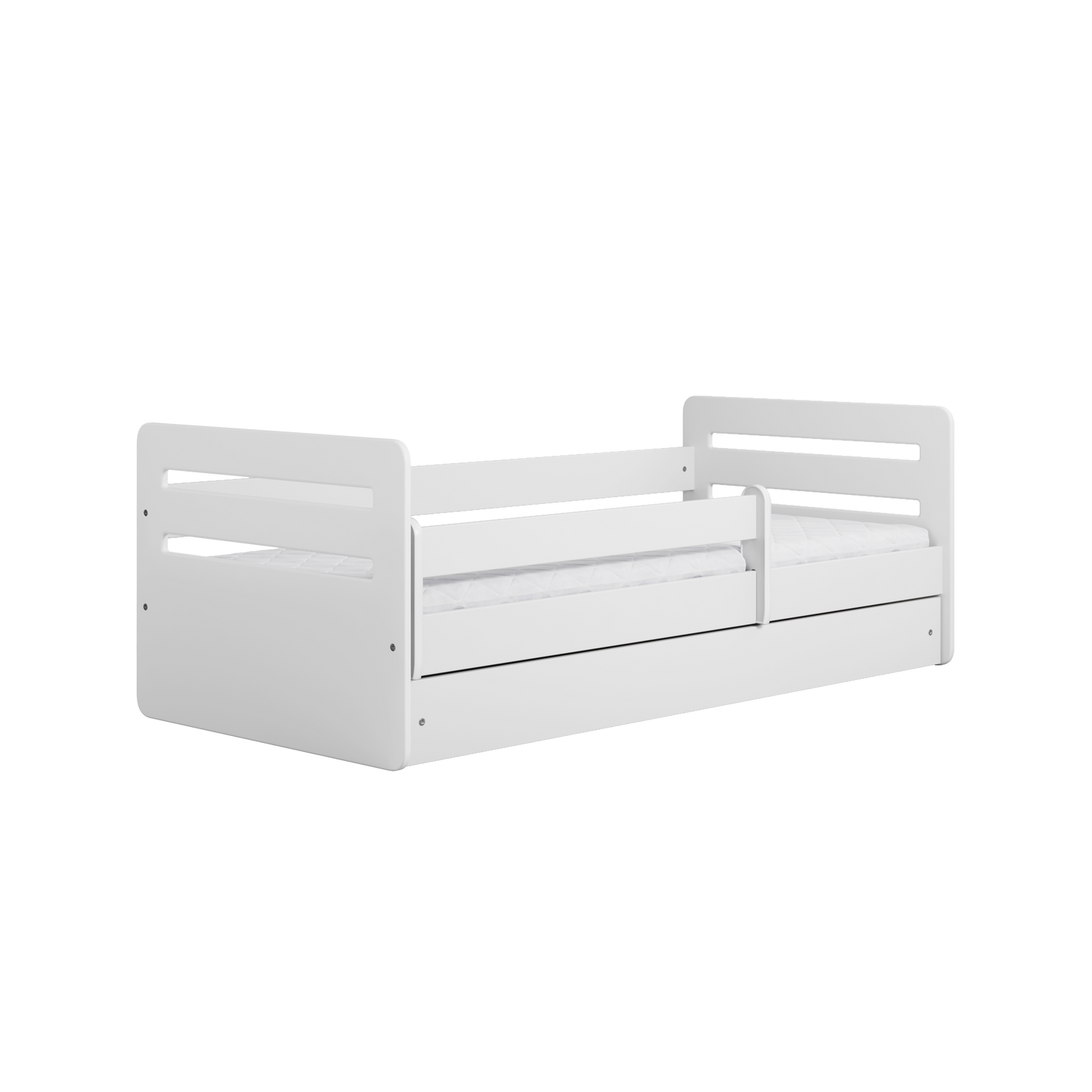 Pat tineret Kocot Kids Tomi cu sertar si saltea 160x80