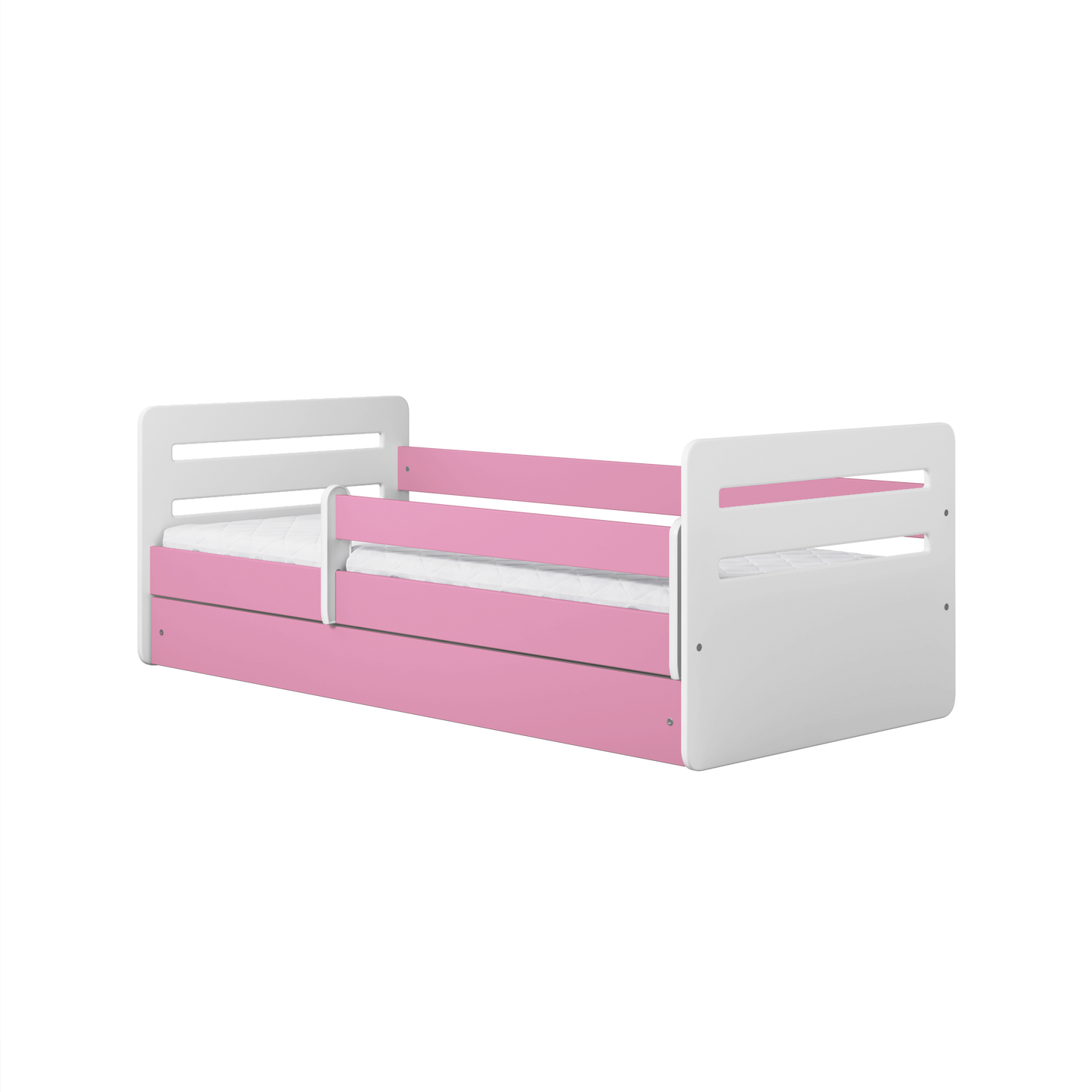 Pat tineret Kocot Kids Tomi cu sertar si saltea 160x80