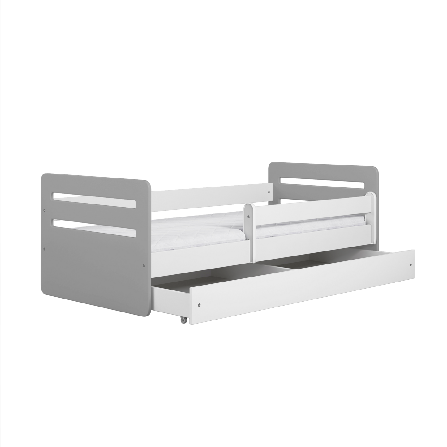 Pat tineret Kocot Kids Tomi cu sertar si saltea 160x80