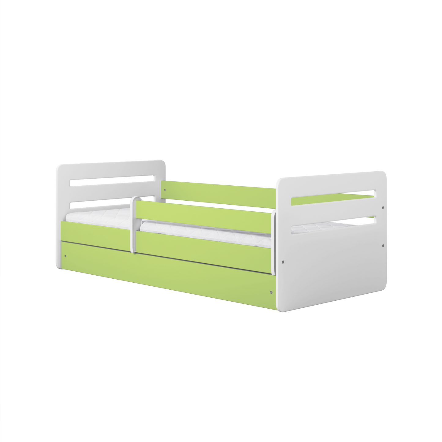 Pat tineret Kocot Kids Tomi cu sertar si saltea 160x80