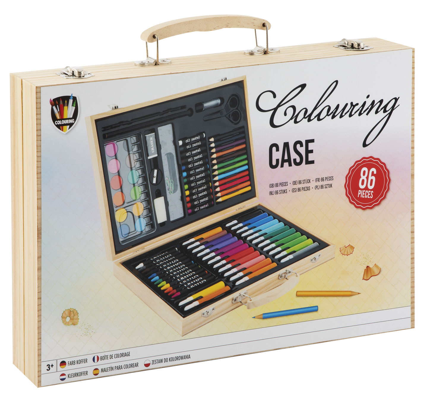 Trusa pentru pictura si desen (86 piese)