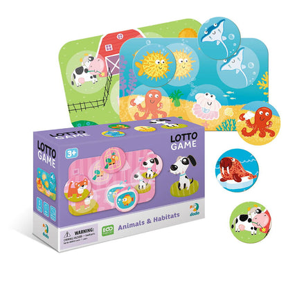 Joc lotto - Animale si habitate