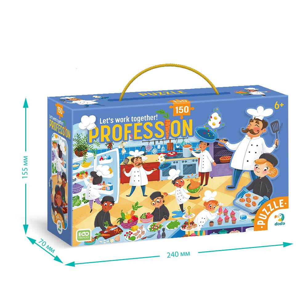 Puzzle meserii - Bucatar (150 piese)