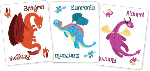 Joc de carti Old Maid - Dragoni veseli