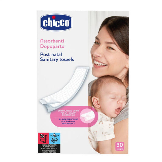 Absorbante sanitare postnatale Chicco, 30Buc