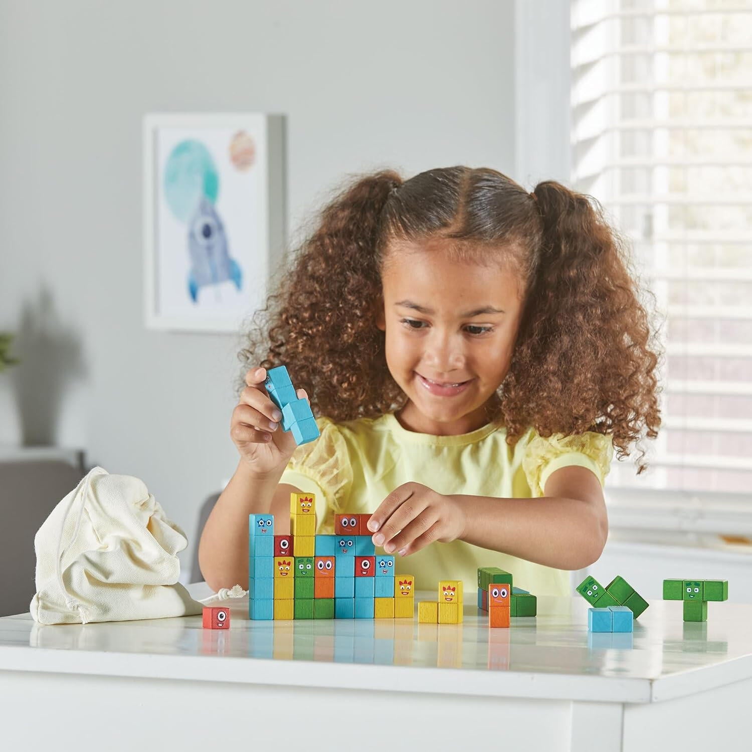 Set activitati cu cuburi din lemn - Numberblocks®