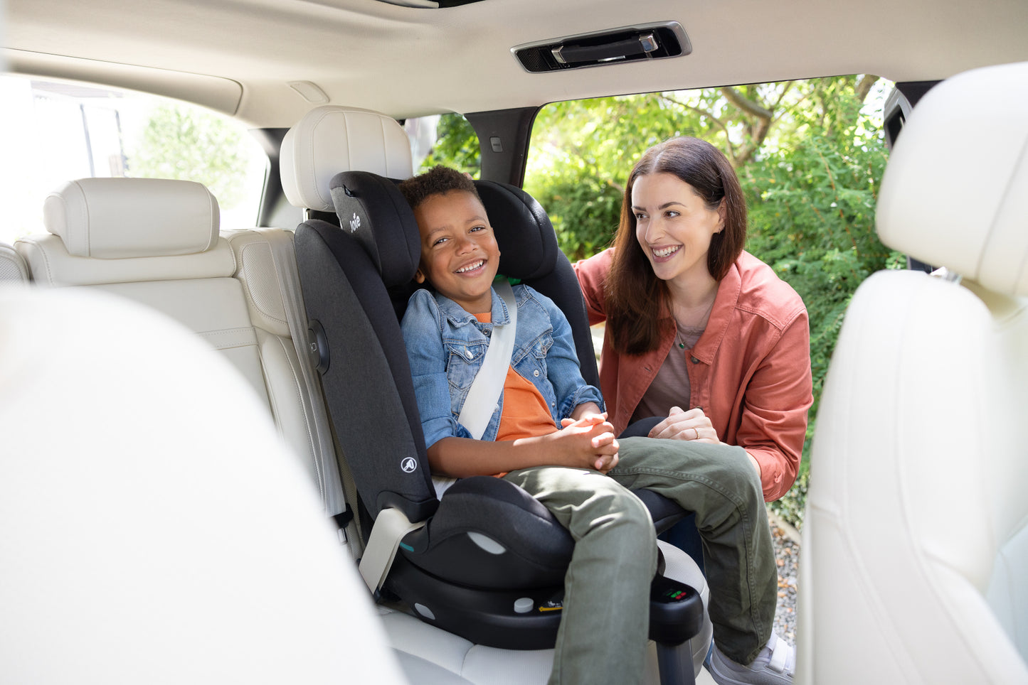 Joie - Scaun auto i-Pivot 360° Dark Slate, 40-105 cm, certificat R129 si testat ADAC