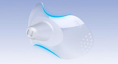 Aparatoare Chicco din silicon pentru mamelon marimea S-M, 2buc, 0luni+