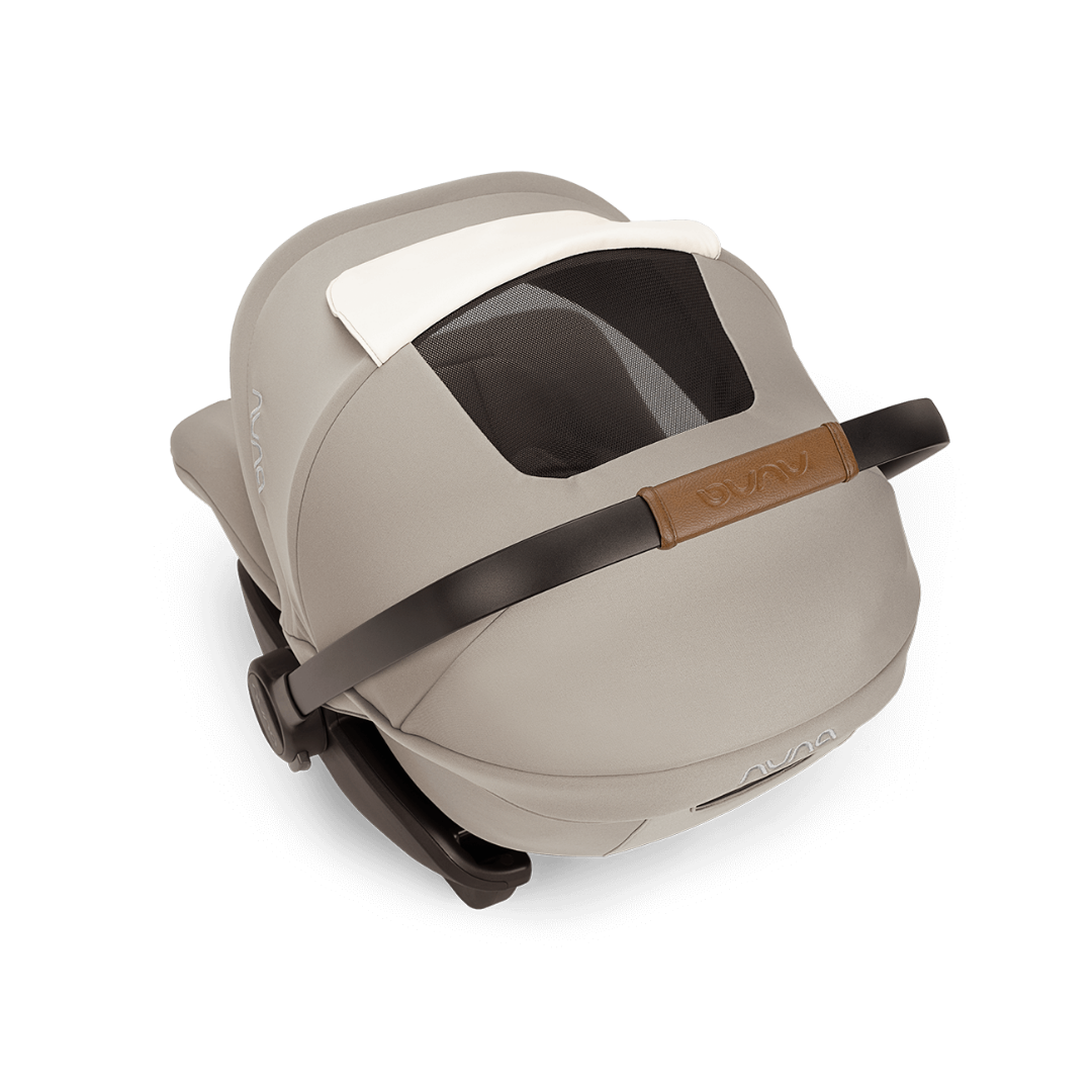 Nuna - Set scoica auto i-size ARRA Next Hazelwood + Baza isofix BASE next i-Size pentru ARRA next, testata ADAC