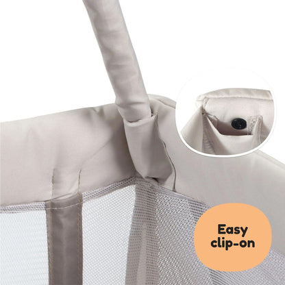 Aeromoov, Arcada de jucarii, pentru patut pliant de calatori, White Sand