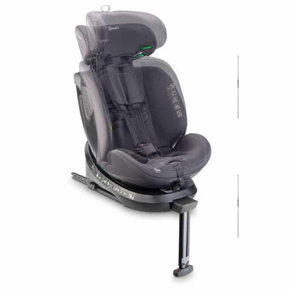 BabyGo - Scaun auto rotativ cu isofix, MOVE360 Green, 40-150 cm, certificat R129