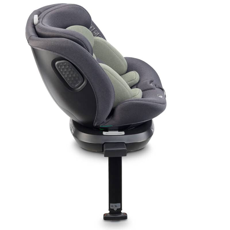 BabyGo - Scaun auto rotativ cu isofix, MOVE360 Green, 40-150 cm, certificat R129