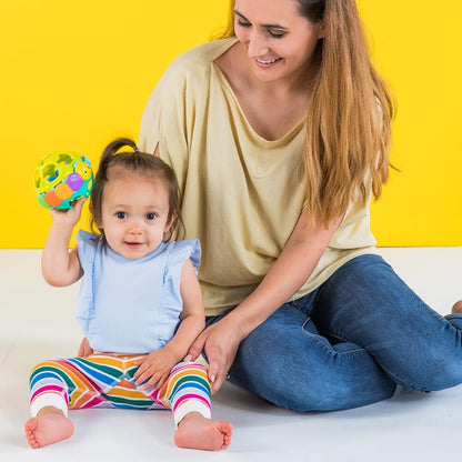 Bright Starts - Jucarie mingea colorata Flexi Ball