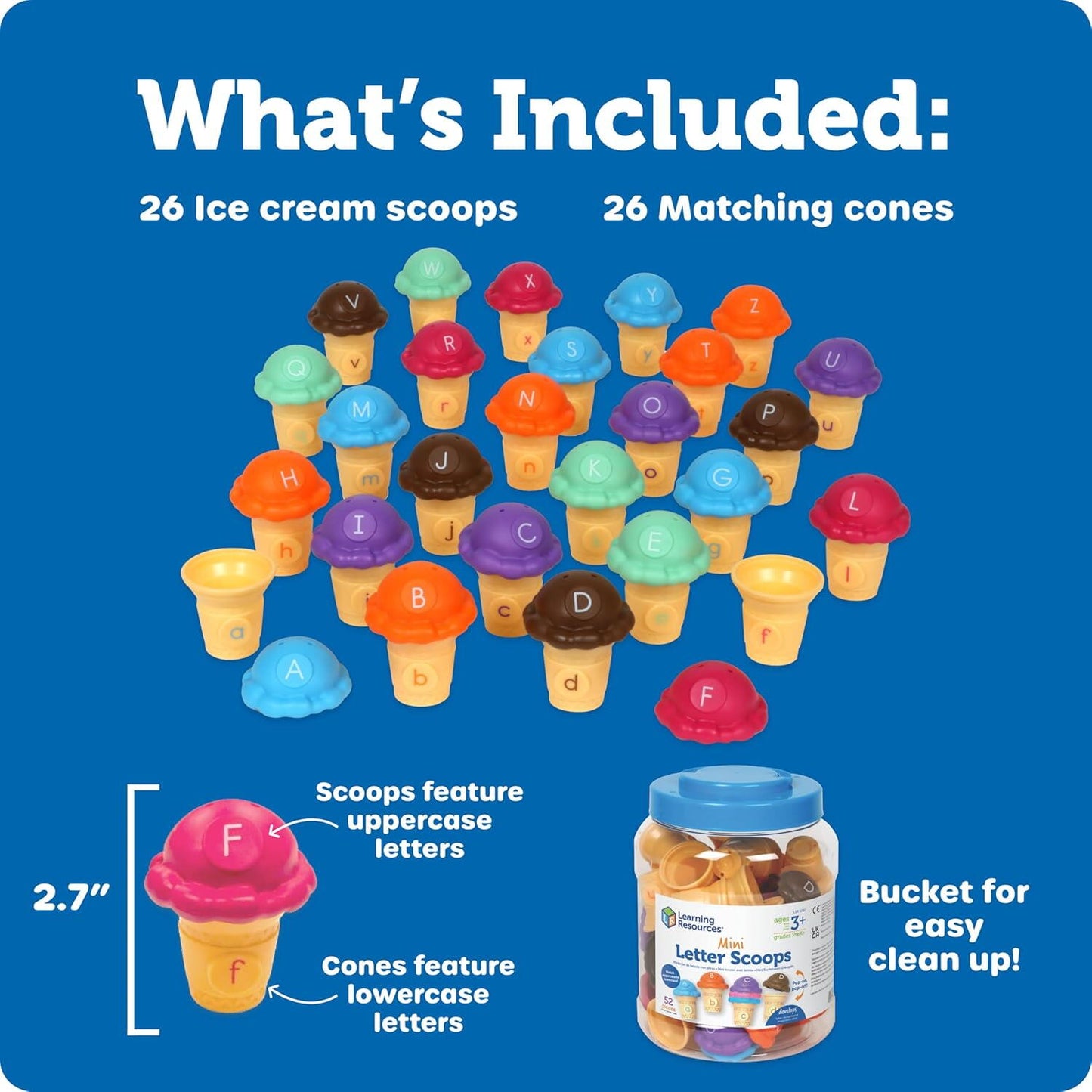 Invata Alfabetul - Inghetate colorate