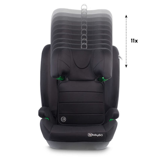 BabyGo - Scaun auto SafeChild2 Black, 100-150 cm, certificat R129