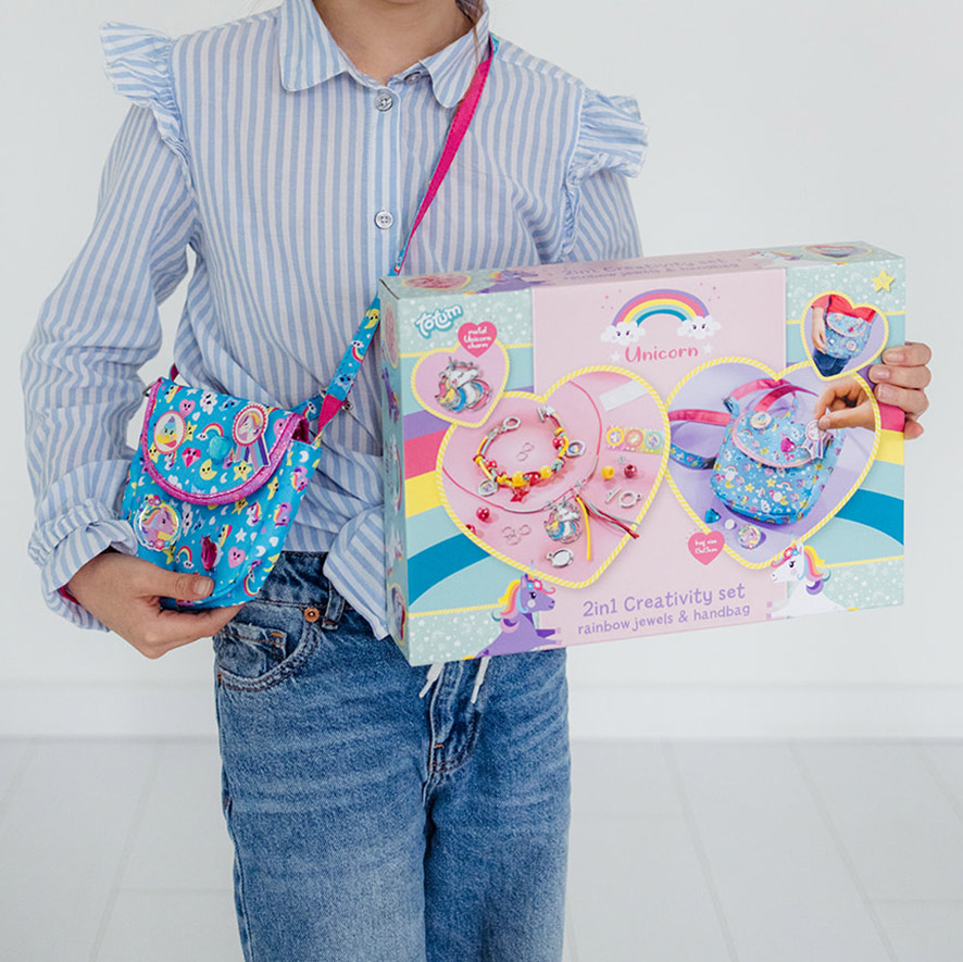 Set creativ 2 in 1 - Bijuterii & gentuta unicorni