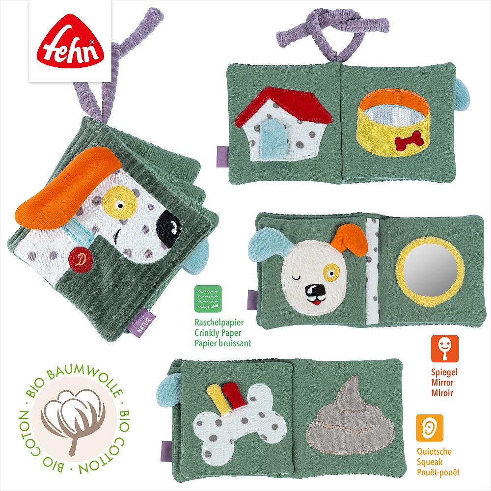 Carte din plus pentru bebelusi - Catelus NATUR