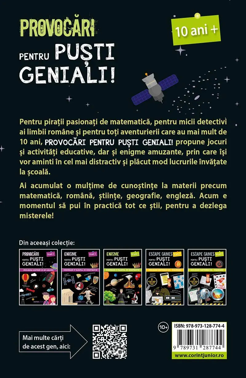 Provocari pentru pusti geniali – 10 ani