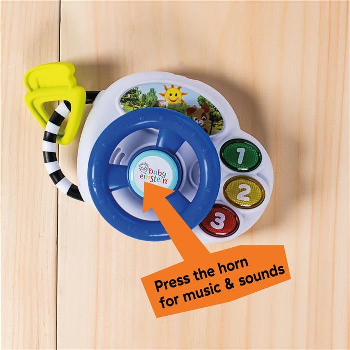 Baby Einstein - Jucarie volan muzical cu lumini Driving Tunes