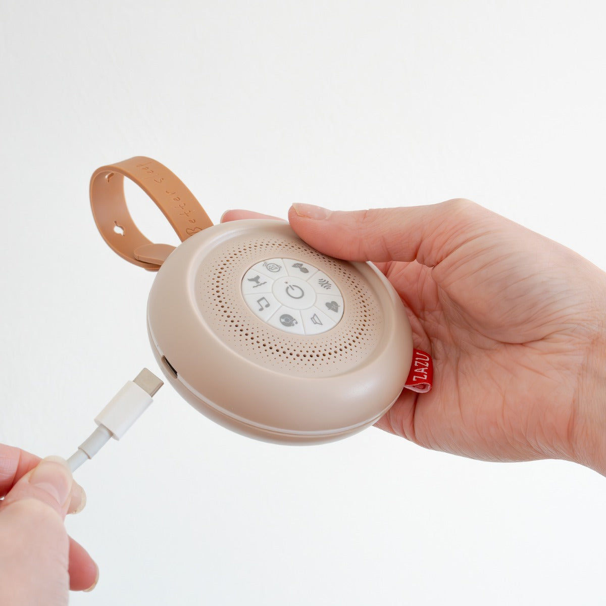 Jucarie calmanta portabila Suzy Deluxe, 14 melodii, Zazu Kids