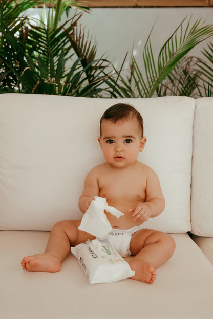 Servetele Umede Biodegradabile Kit&Kin 60 buc