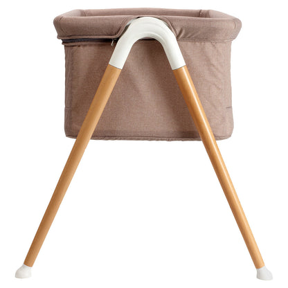 BabyGo - Patut cu cadru din Lemn Goodnight Beige