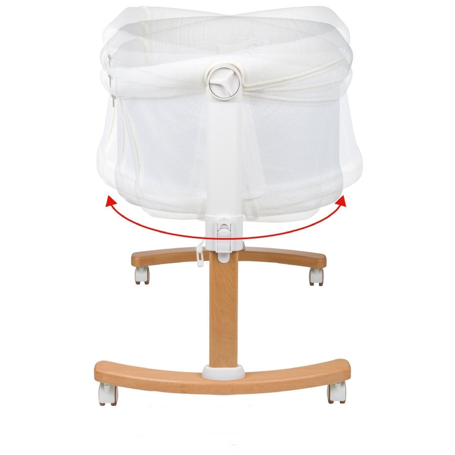 BabyGo - Patut co-sleeper 2 in 1 Amila, Creme