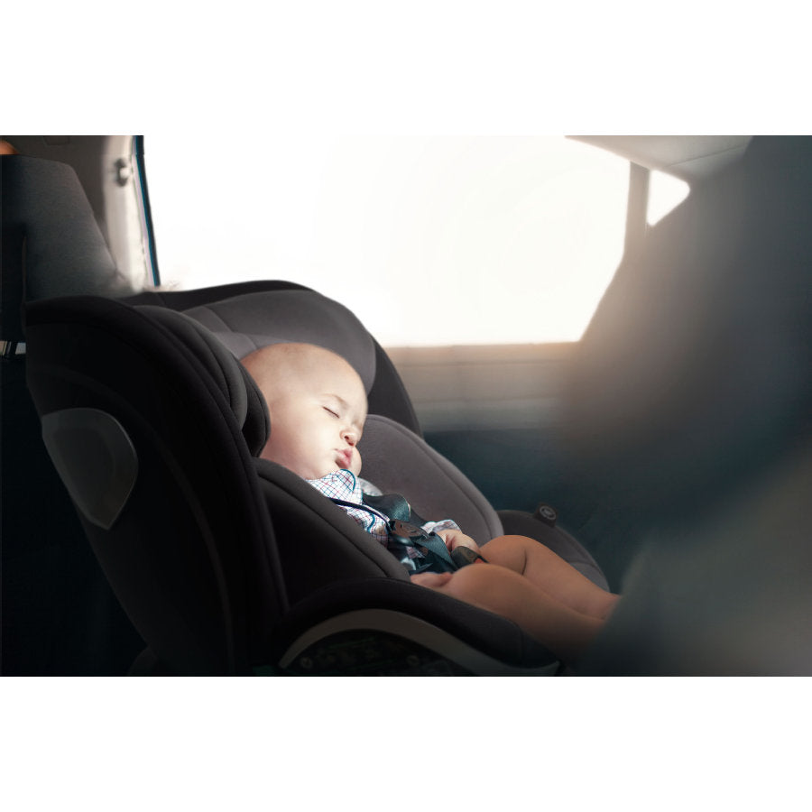 BabyGo - Scaun auto rotativ i-Size Grow Up 360 Black, 0-36 kg