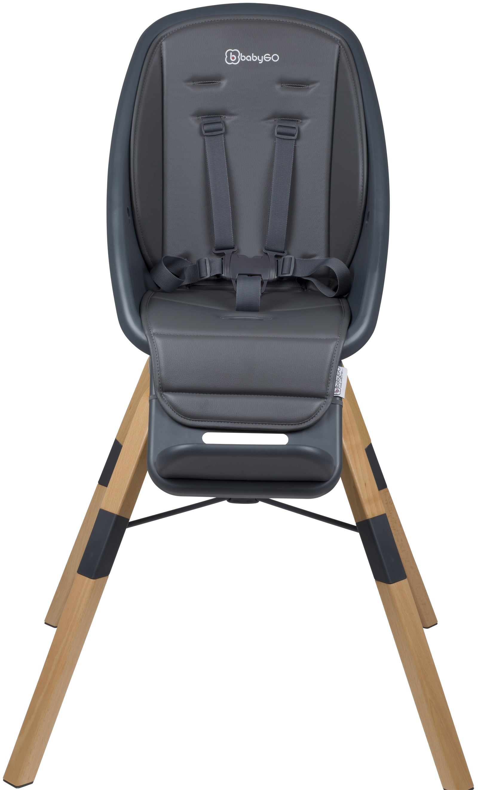 BabyGo - Scaun de masa 360° Carou, Gri