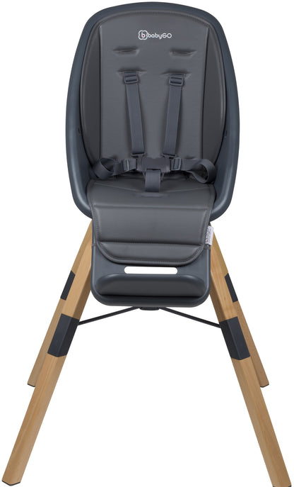 BabyGo - Scaun de masa 360° Carou, Gri