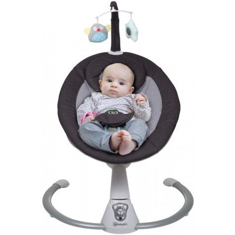 BabyGo - Leagan si balansoar Homey, Gri