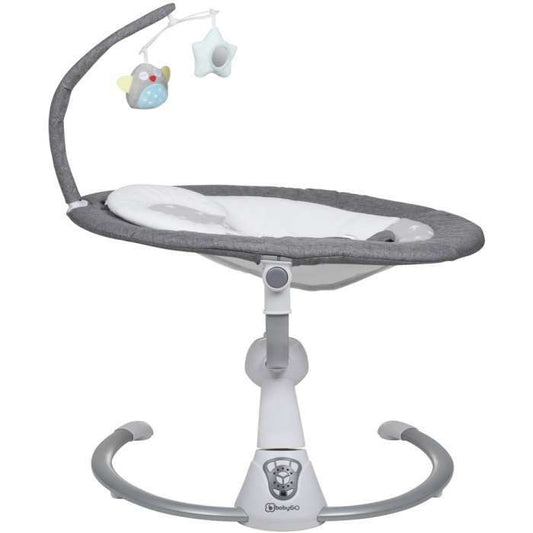 BabyGo - Leagan si balansoar Homey, Gri