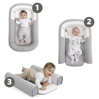 Babynest multifunctional 3 in 1 Chicco Mommy Pod, Grey 0 luni+