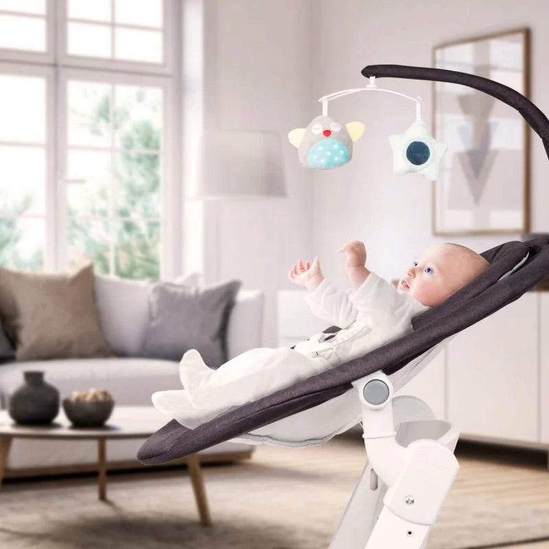 BabyGo - Leagan si balansoar Homey, Gri
