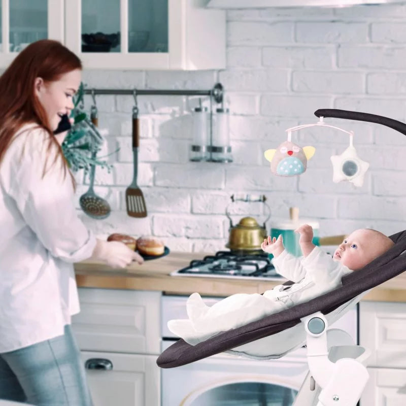 BabyGo - Leagan si balansoar Homey, Gri