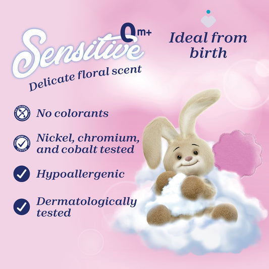 Balsam concentrat Chicco, pentru haine. Delicate Flowers, 750ml, 0luni+